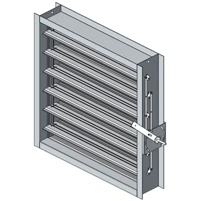 Image for Industrial Control Damper - Airfoil Parallel Blade - CD-91