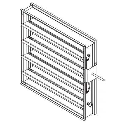 Image for Control Damper - Triple V Opposed Blade - CD-42