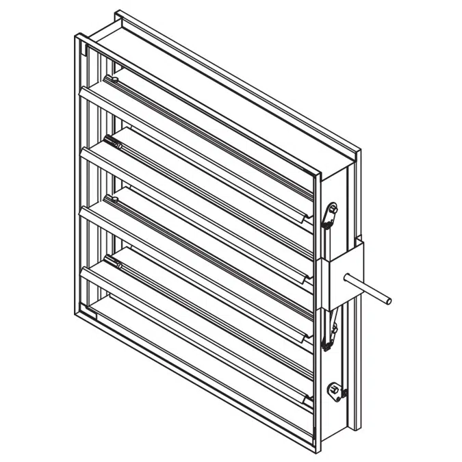 Control Damper - Triple V Opposed Blade - CD-42