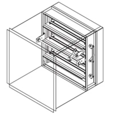 Image for 1-1/2 Hour Fire Damper, Out Of Partition