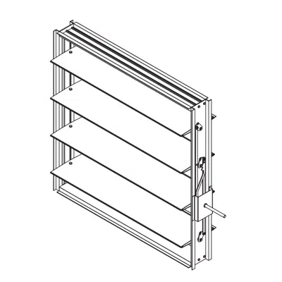изображение для Control Damper - Aluminum Airfoil Opposed Blade - CD-58