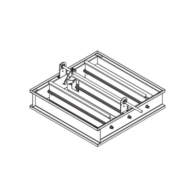 Combination Fire/Smoke Damper - 1-1/2 Hour - Tunnel-Type Corridor Ceiling - Triple-V Blade - Class 2 - FSD-172图像