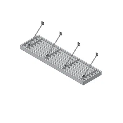画像 Extruded Aluminum Canopy - 4" Airfoil Blade - ACA-445