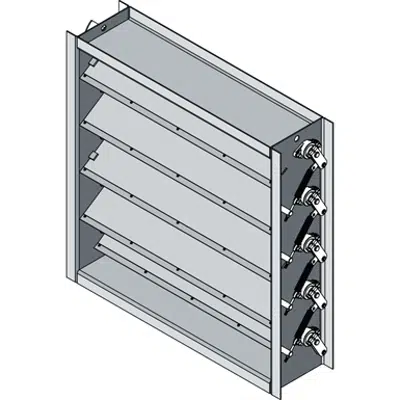 Image for Industrial Control Damper - Blast Supression - Airfoil Blade - BC-550