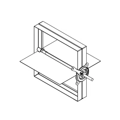 Image for Manual Balancing Damper - Single Blade - CD-10