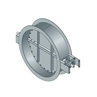 imazhi i Industrial Control Damper - Bubble-tight - Butterfly Style Blade - CD-95R