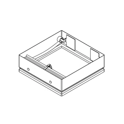 Image for Ceiling Radiation Damper - 3 Hour - Folded Curtain Style Blade - CFD-20