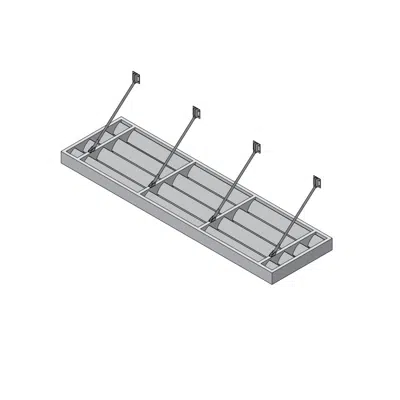 画像 Extruded Aluminum Canopy - 8" Airfoil Blade - ACA-845