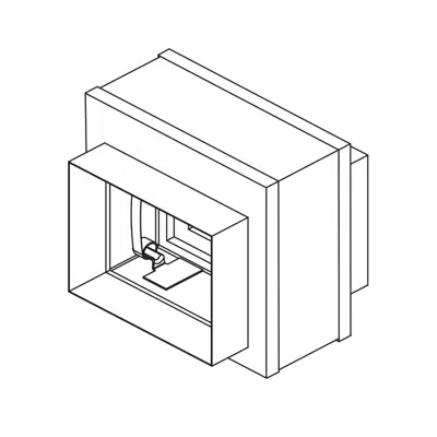 billede til Fire Damper - 1-1/2 Hour - Dynamic Rated - Curtain Style Blade - Class C - VFD-10D-C