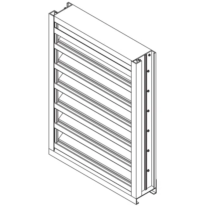 Oggetti BIM - Download gratuito! Drainable Louver - 4