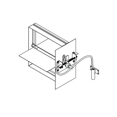 Image pour Remote Manual Balancing Damper - Single Blade - RCS-10