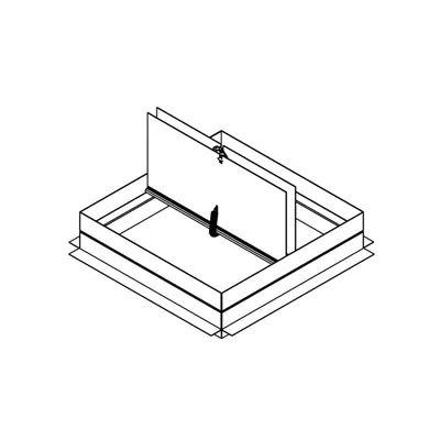 Image for Ceiling Radiation Damper - 1 Hour - Field Installed 90 Degree Plenum - CFD-521-NP-90