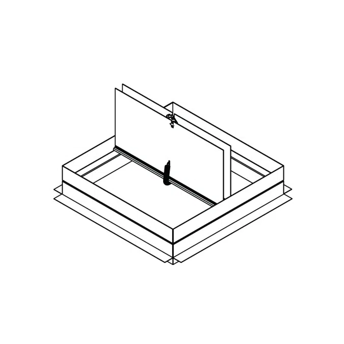 Ceiling Radiation Damper - 1 Hour - Field Installed 90 Degree Plenum - CFD-521-NP-90