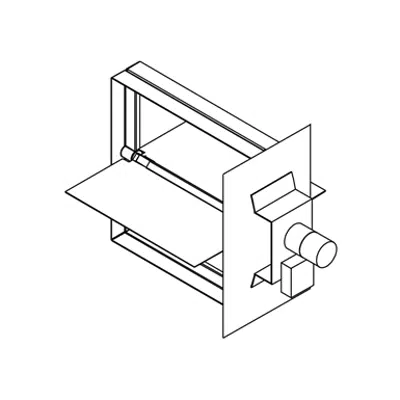 Remote Manual Balancing Damper - Single Blade - RD-10 için görüntü