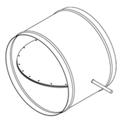 Image for Low Leakage Control Damper, Single Round Blade