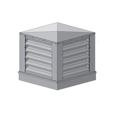 afbeelding voor Penthouse - 6" Deep - 45 Degree J-Blade - Extruded Aluminum - EFJ-645-PH