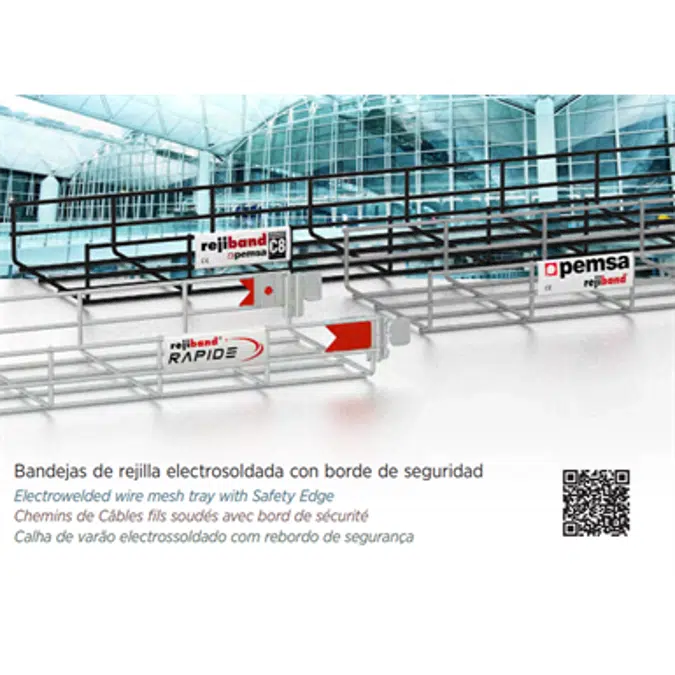 Rejiband® Rapide. Quick-connect Click Wire mesh trays