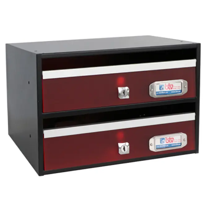 BIM objects - Free download! MAILBOX AVANT 345x250x230 G02 BLACK BODY ...
