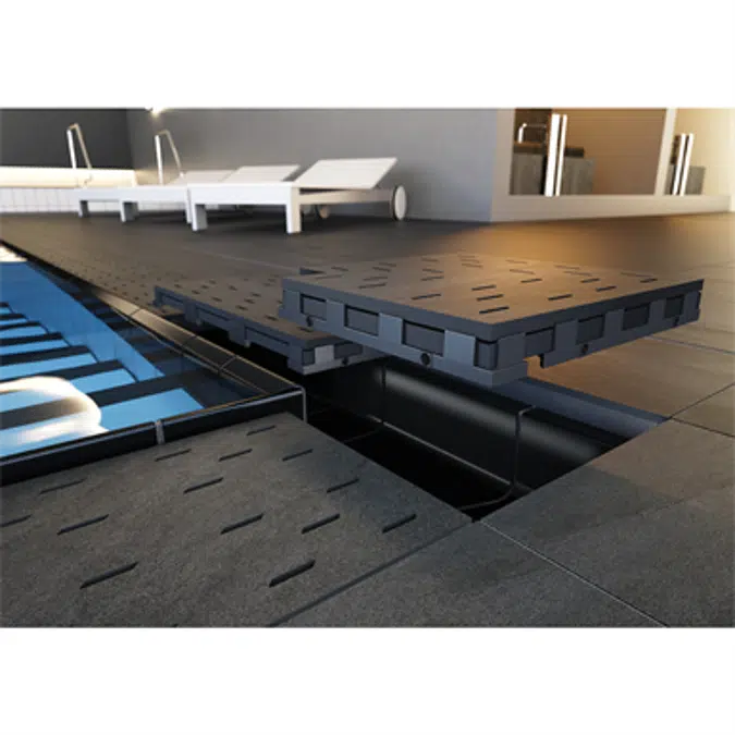 Swimming pool edge system Wiesbaden