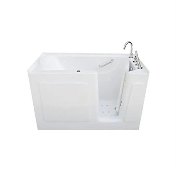 Signature Bath LPI6030-A-LD Walk-In Air Injection and Whirlpool Bathtub