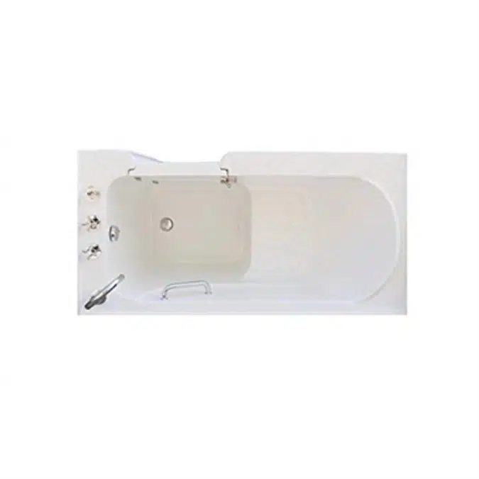 Signature Bath LPI6030-S-RD Walk-In Bathtub with Right Drain