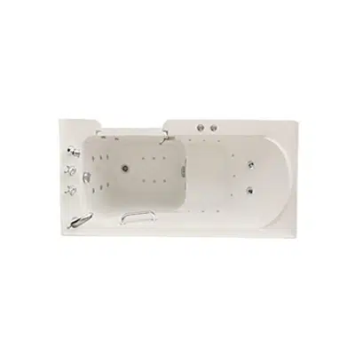 Signature Bath LPI4730-C-RD Walk-In Air Injection and Whirlpool Bathtub with Right Drain图像