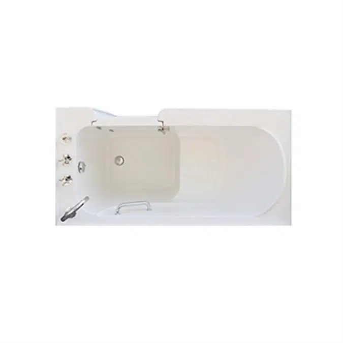 Signature Bath LPI5430-S-LD Walk-In Bathtub with Left Drain