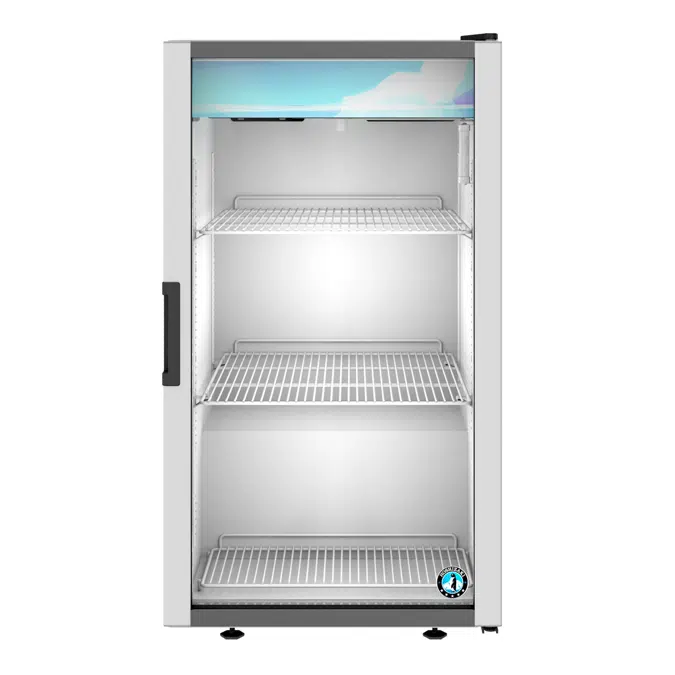 RM-7-HC, Countertop Refrigerator, Single Section Glass Door Merchandiser