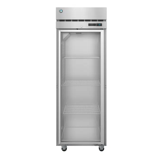 R1A-FG, Refrigerator, Single Section Upright, Full Glass Door with Lock