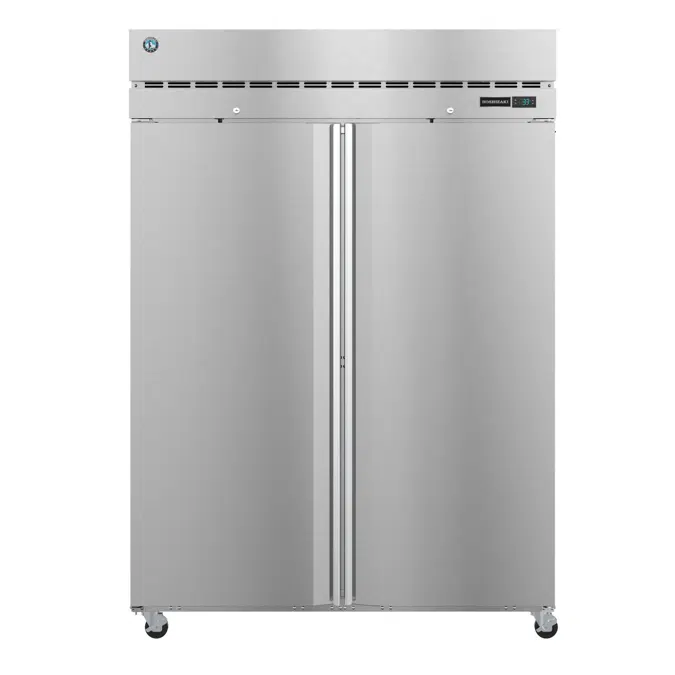 R2A-FS, Refrigerator, Two Section Upright, Full Stainless Doors with Lock