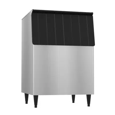 B-500SF, 30" W Ice Storage Bin with 500 Lbs Capacity – Stainless Steel Exterior için görüntü