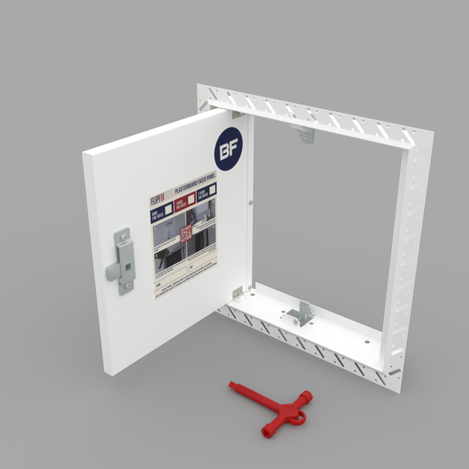 BIM objects - Free download! Flipfix - Dual Purpose - Plasterboard Door ...
