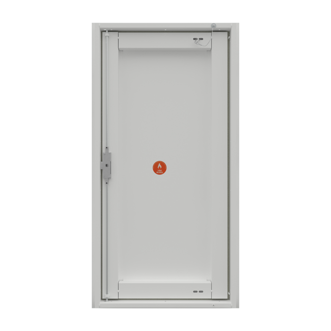 BIM objects Free download! Riser Door Wall Application Metal Door