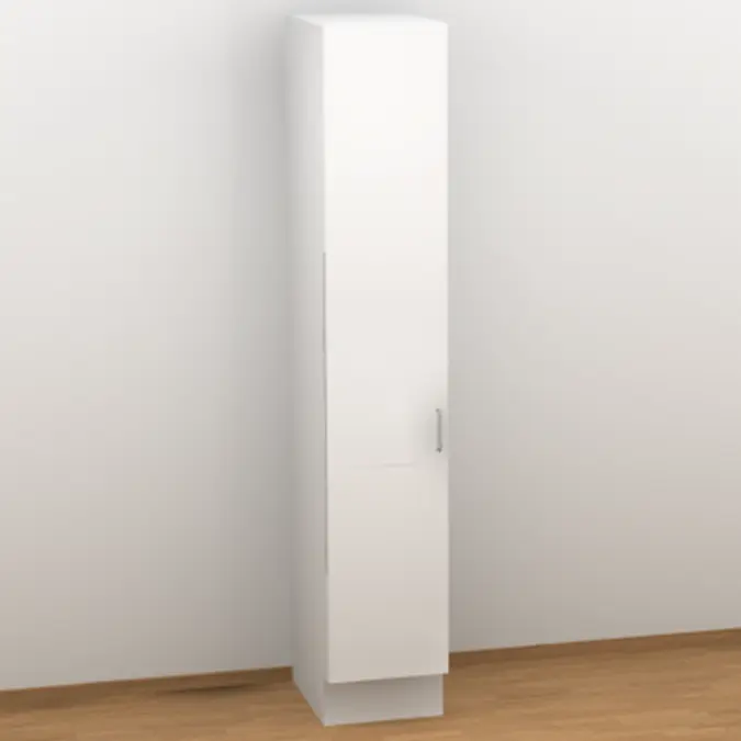 BIM objects - Free download! Kitchen Tall cabinet 40cm Line (8441040 ...