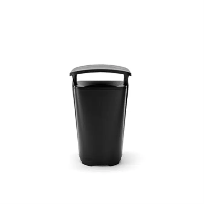 Waste Bin Monolit with roof