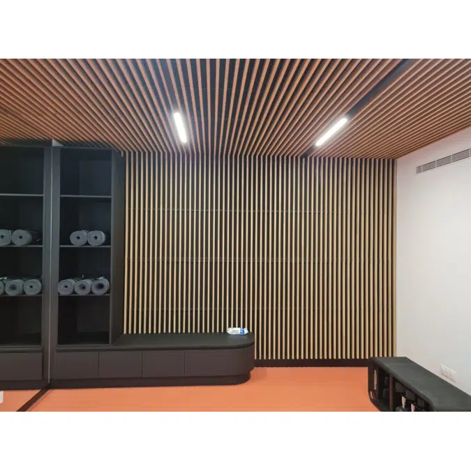 Wooden slats - Wall cladding -  ECOGRID