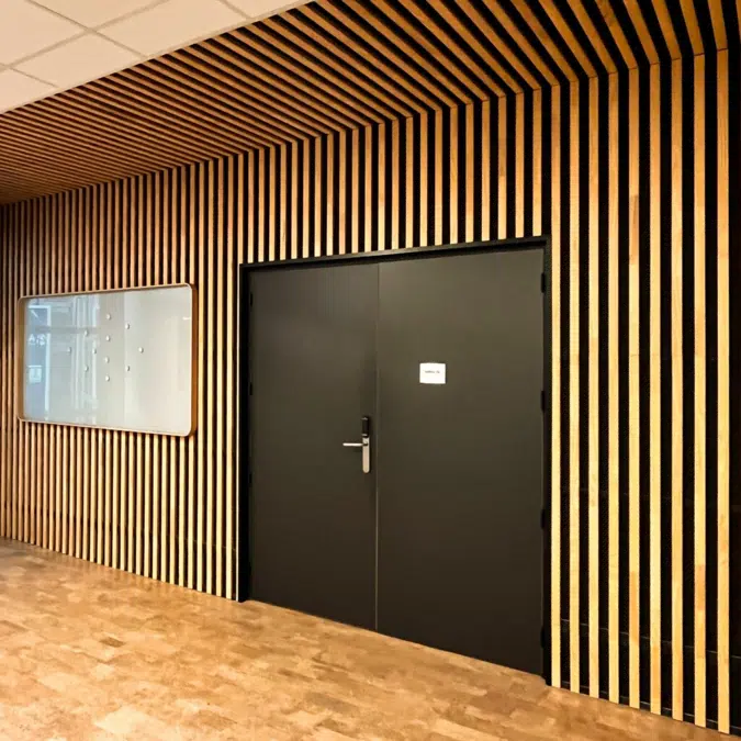 Wooden slats - Wall cladding -  ECOGRID