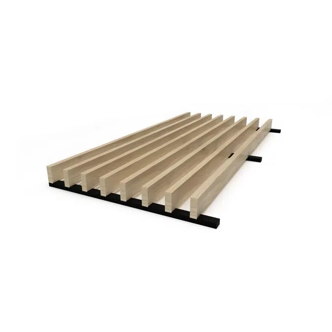 Wooden slats - Slatted false ceiling - ECOGRID