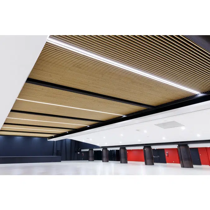 Wooden slats - Slatted false ceiling - ECOGRID