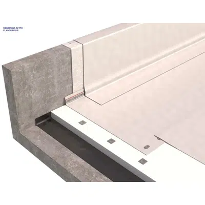 Image pour VISIBLE WARM ROOF TYPE COOL ROOF COVERING SYSTEM WITH VISIBLE PVC/TPO MEMBRANES