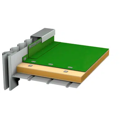 画像 SOPREMA - FLAG - Synthetic TPO waterpoofing system with vapour barrier for metal deck