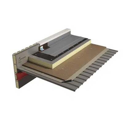 Image for SOPREMA - warm roof system with vapour barrier on metal deck