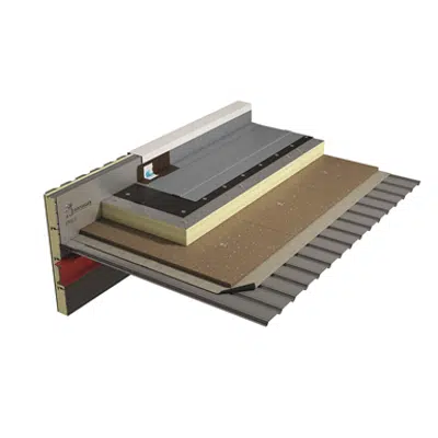 画像 SOPREMA - warm roof system with vapour barrier on metal deck