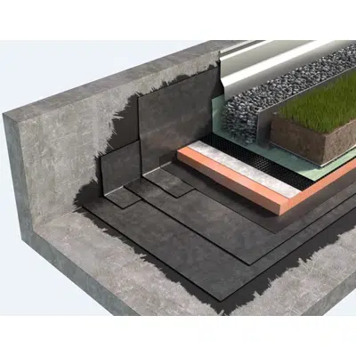 Immagine per Italy_SISTEMA DI COPERTURA ZAVORRATA CON TETTO VERDE ESTENSIVO TIPO TETTO ROVESCIO CON MEMBRANE BITUME-POLIMERO BPP/BPE