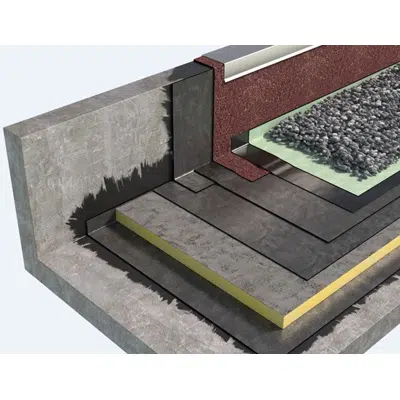 Image for Italy_BALLASTED ROOFING SYSTEM WITH GRAVEL TYPE WARM ROOF WITH BPP MEMBRANES
