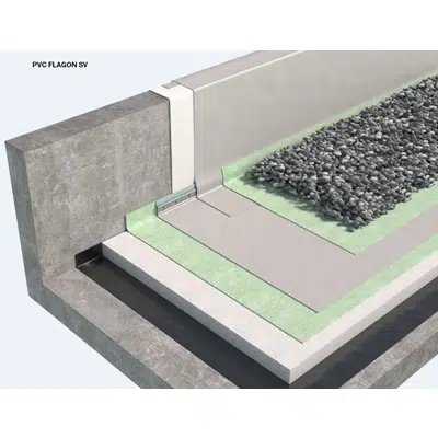 Image pour Italy_BALLASTED ROOFING SYSTEM WITH GRAVEL TYPE WARM ROOF WITH PVC/TPO MEMBRANE