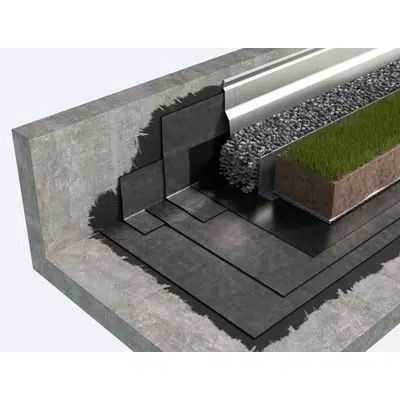 Image pour Italy_BALLASTED ROOFING SYSTEM WITH EXTENSIVE GREEN ROOF TYPE COLD ROOF WITH BPP/BPE BITUMEN-POLYMER MEMBRANES