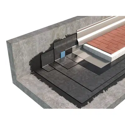 Immagine per Italy_SISTEMA DI COPERTURA PEDONABILE CON PAVIMENTAZIONE FISSA TIPO TETTO FREDDO CON MEMBRANE IN BITUME-POLIMERO BPE