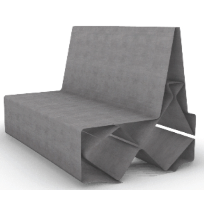 CPAC 3D Concrete Printing Furniture CH-022