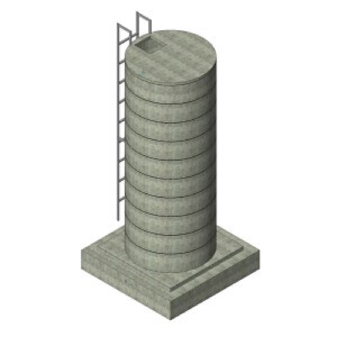 Last ned gratis BIMinnhold fra BIMobject CPAC Concrete Water Tank